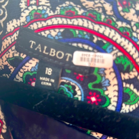 Talbots dress paisley - Picture 6 of 9